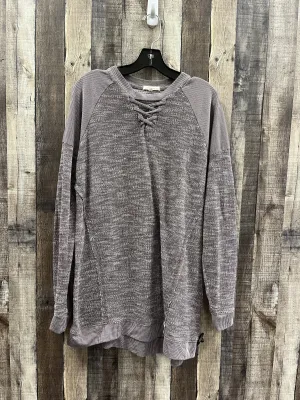 Top Long Sleeve By Maurices In Purple, Size: Xl