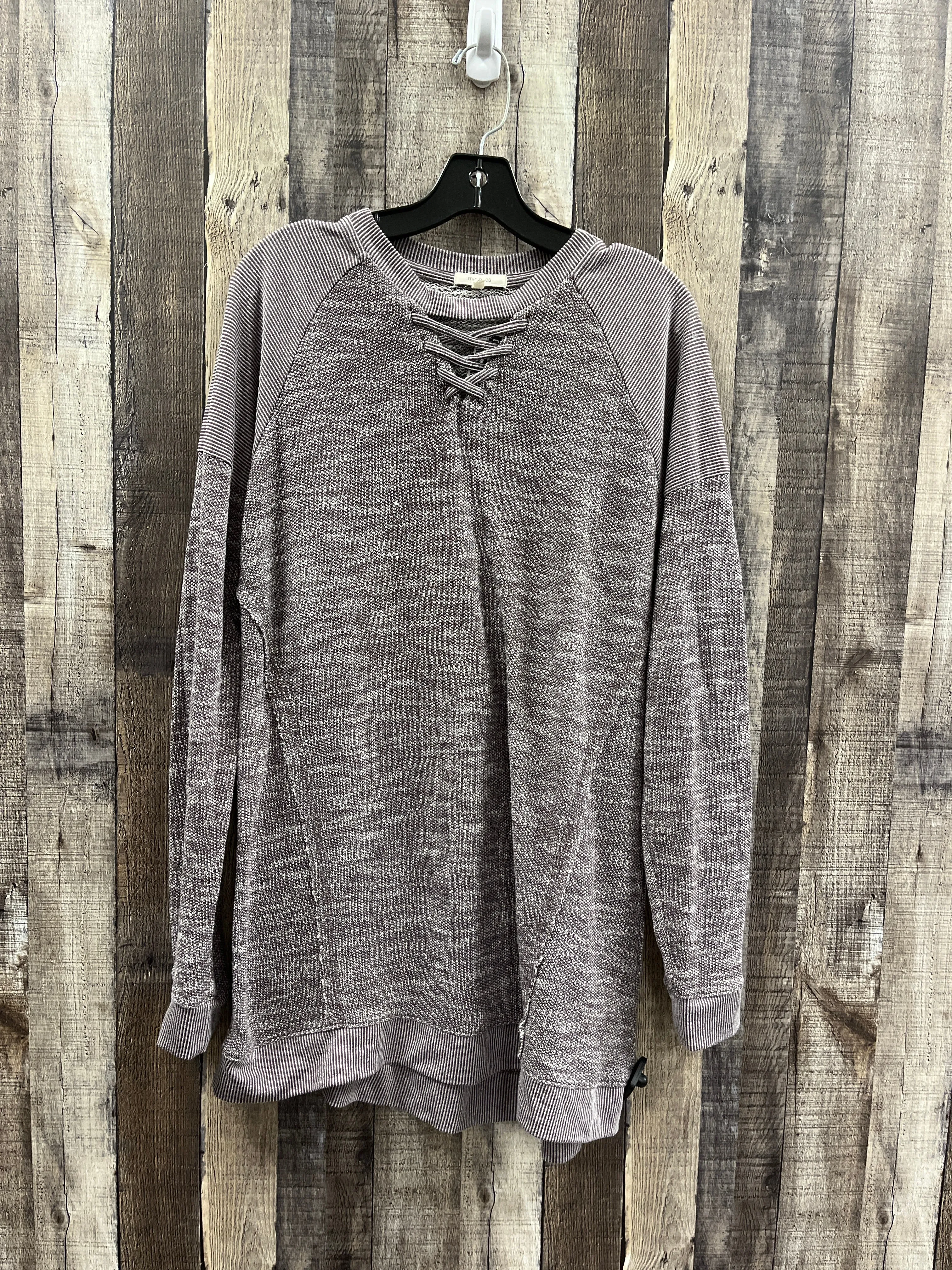 Top Long Sleeve By Maurices In Purple, Size: Xl