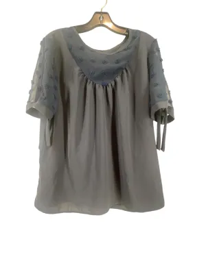 Top Short Sleeve By Clothes Mentor In Navy, Size: 1x