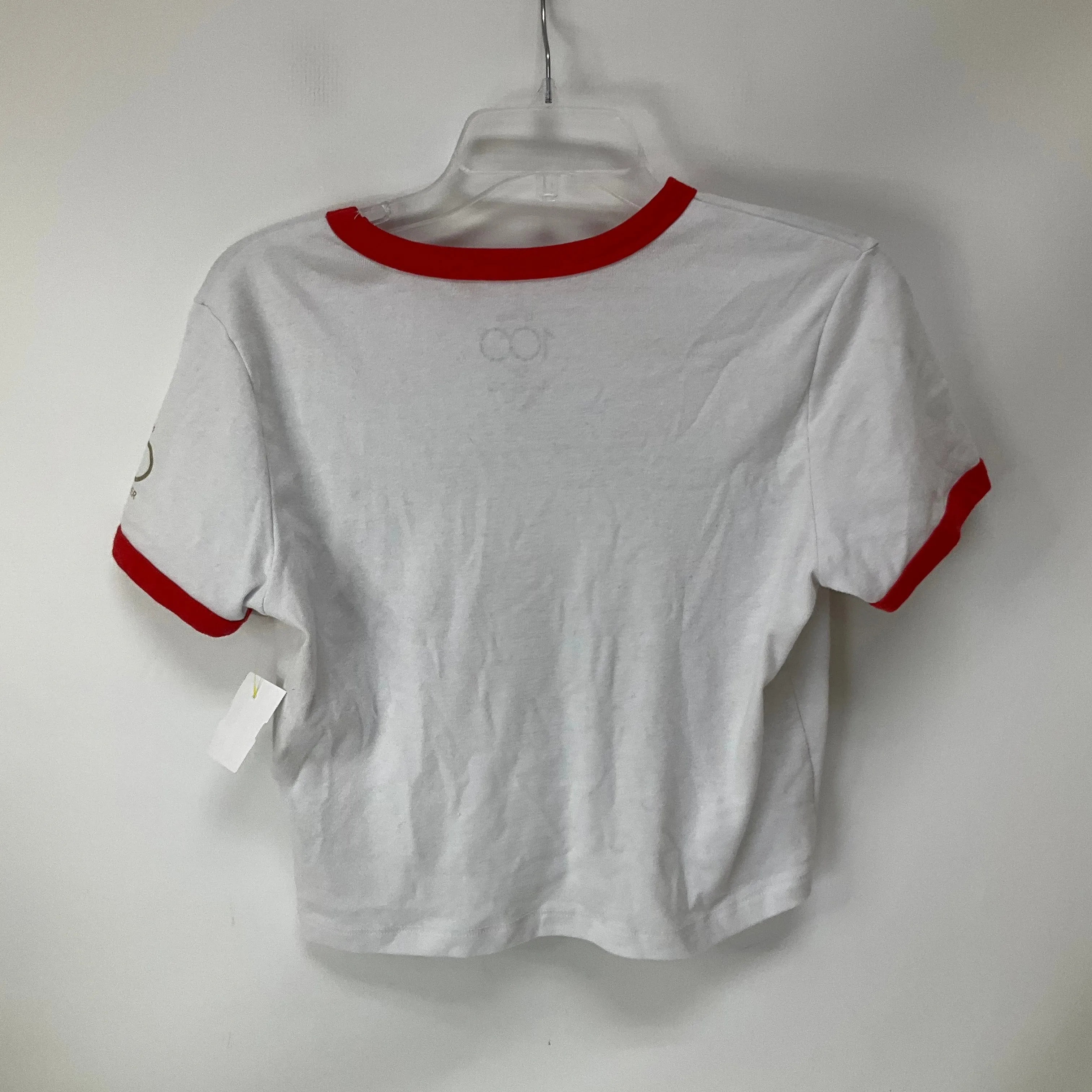 Top Short Sleeve By Disney Store In White, Size: Xxl