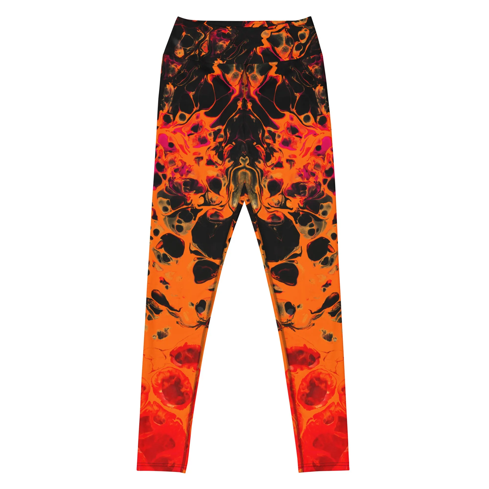 Trippy Twist Psychedelic Yoga Leggings