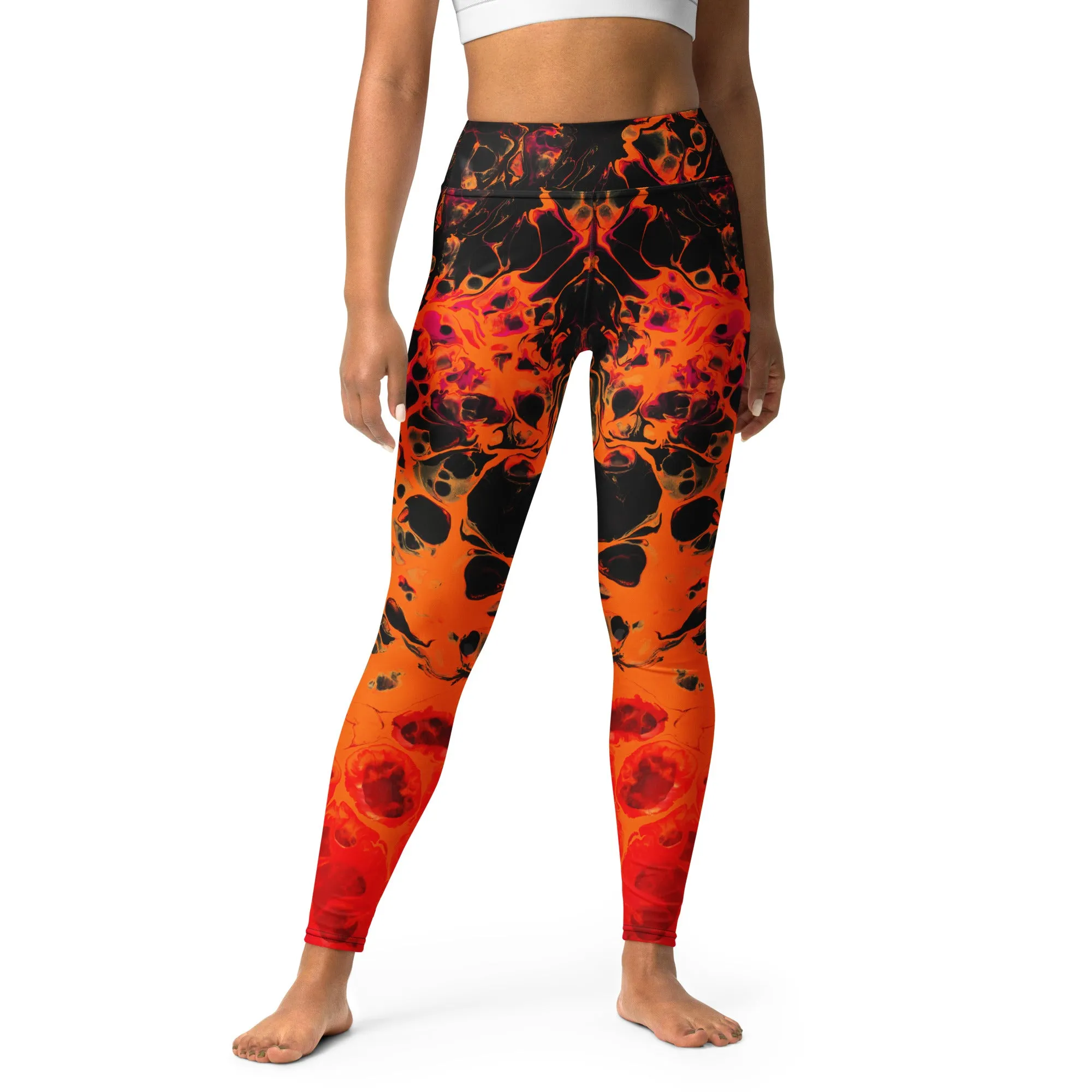 Trippy Twist Psychedelic Yoga Leggings
