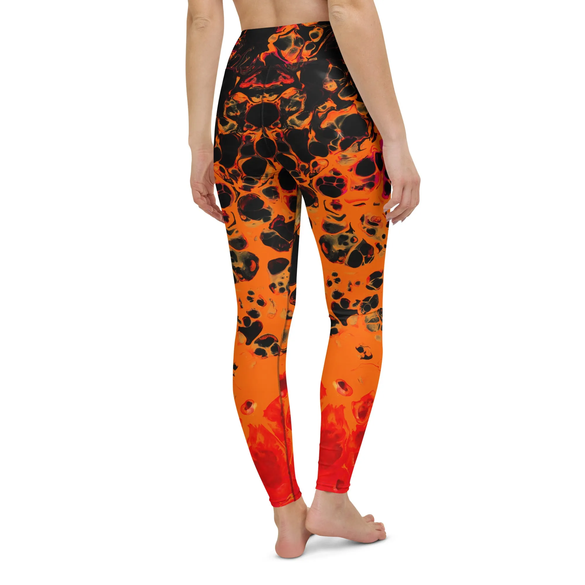 Trippy Twist Psychedelic Yoga Leggings
