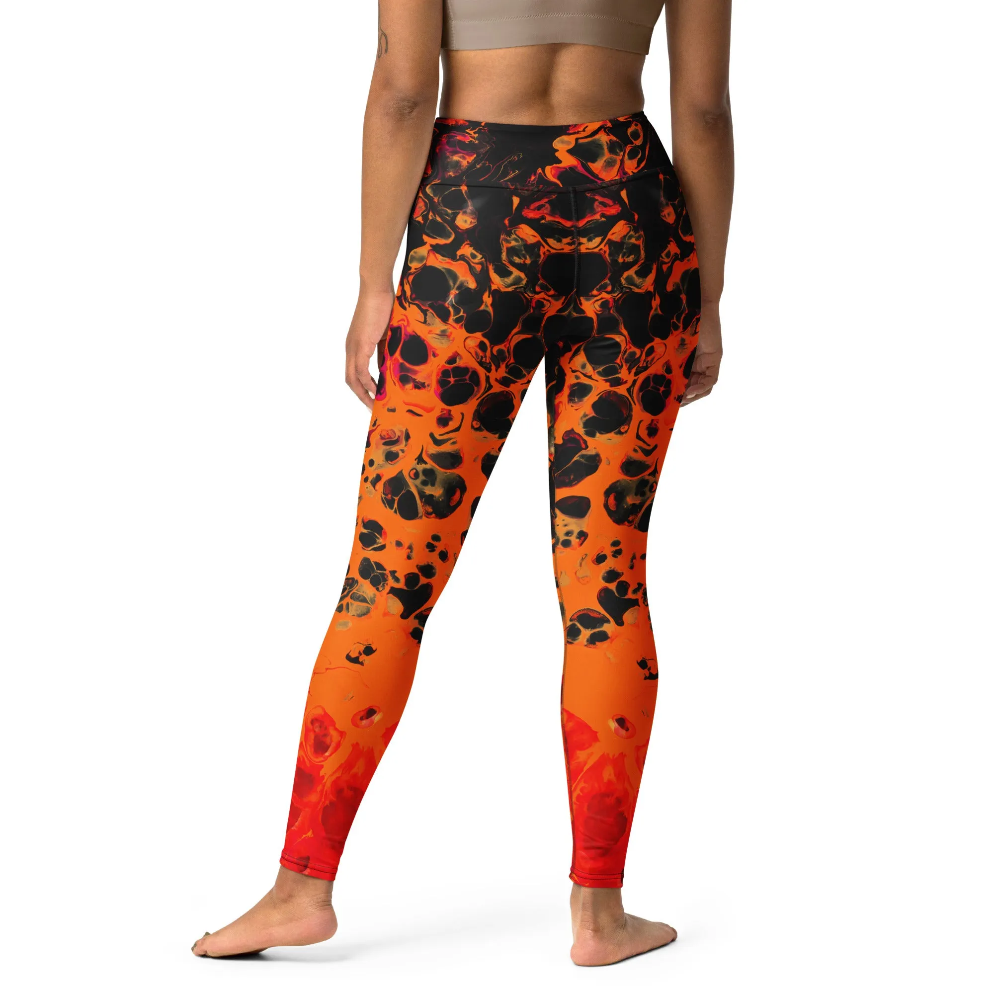 Trippy Twist Psychedelic Yoga Leggings