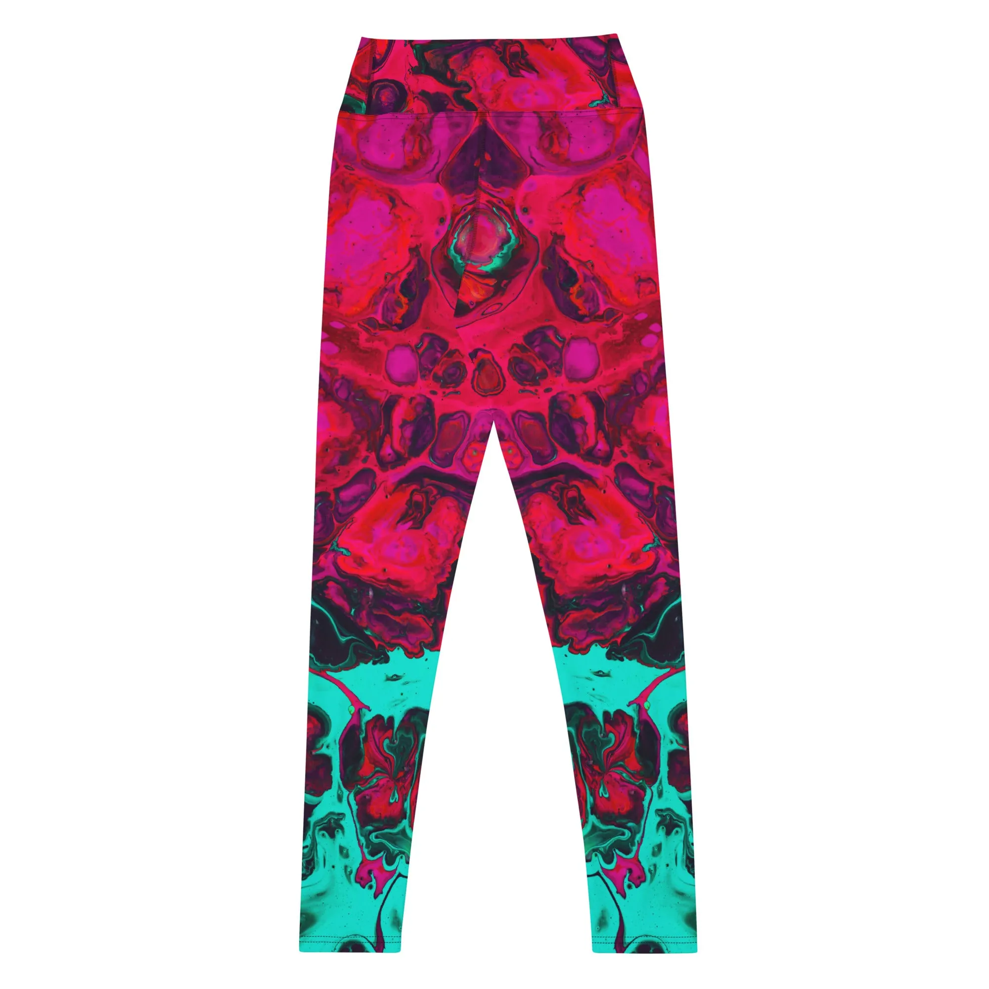 Trippy Twist Psychedelic Yoga Leggings