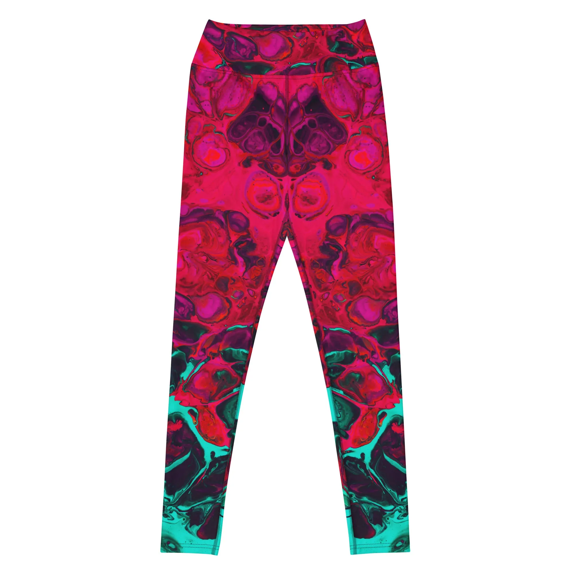 Trippy Twist Psychedelic Yoga Leggings