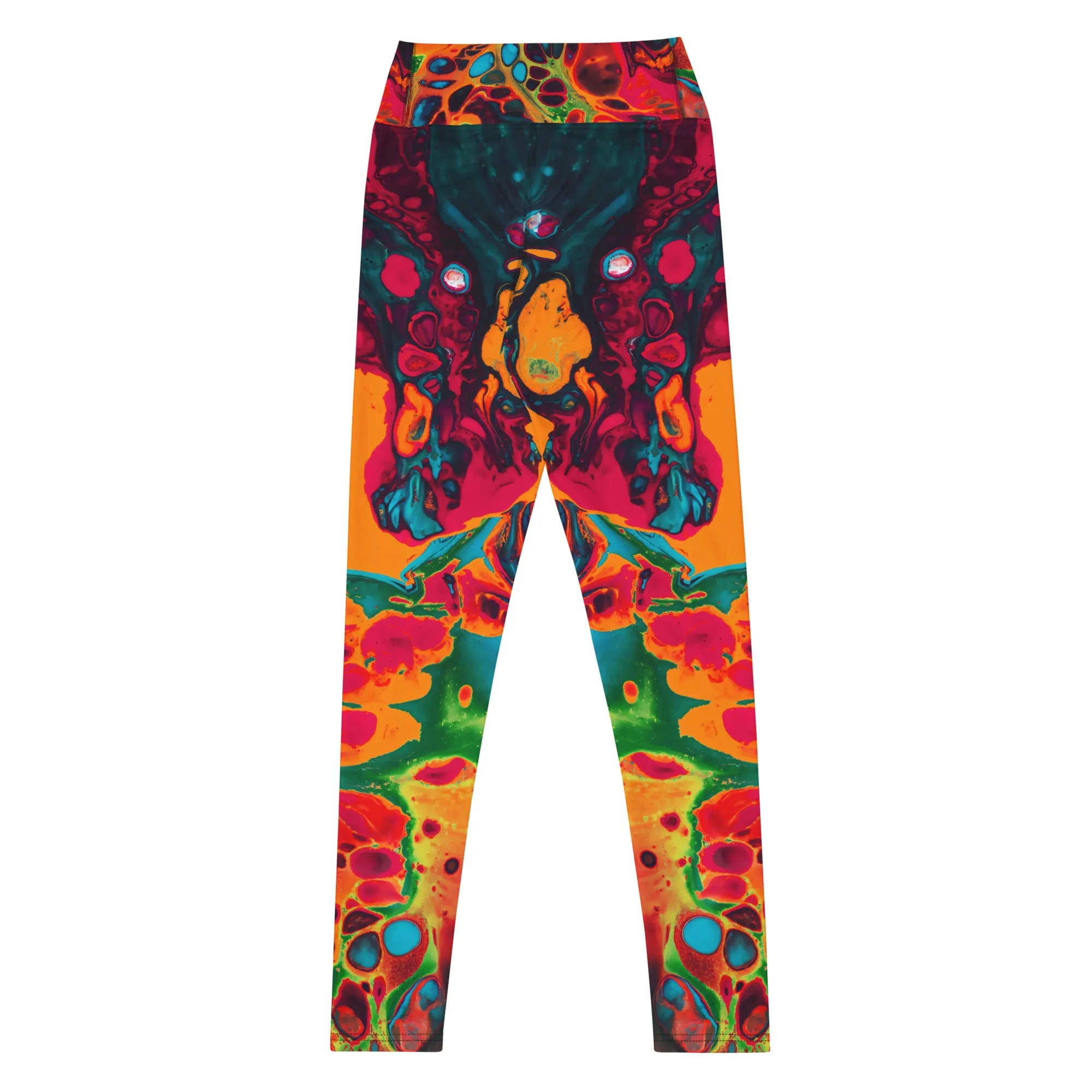 Trippy Twist Psychedelic Yoga Leggings
