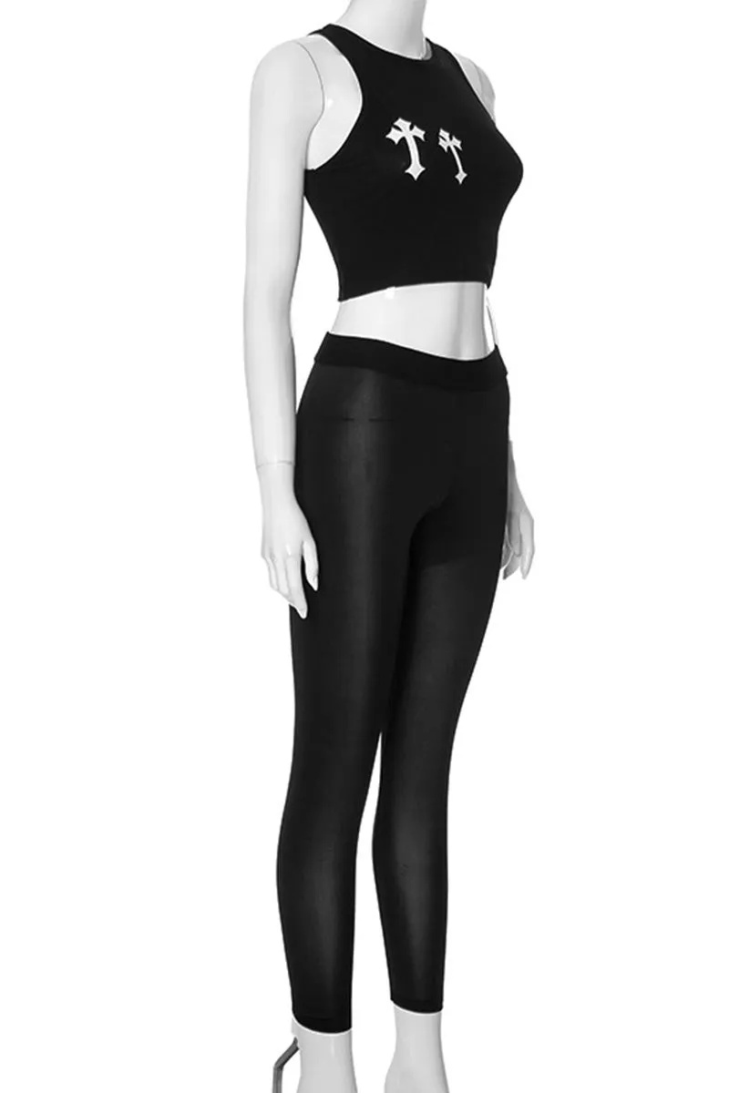 UM0107 Tank Top and Leggings Set