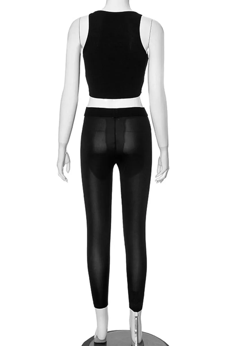 UM0107 Tank Top and Leggings Set