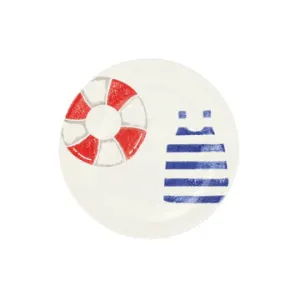 Vietri Riviera Life Preserver Salad Plate