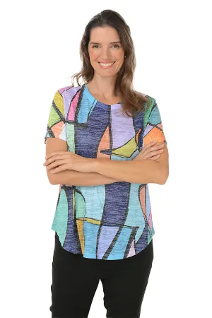 Vita Short Sleeve Burnout Tee