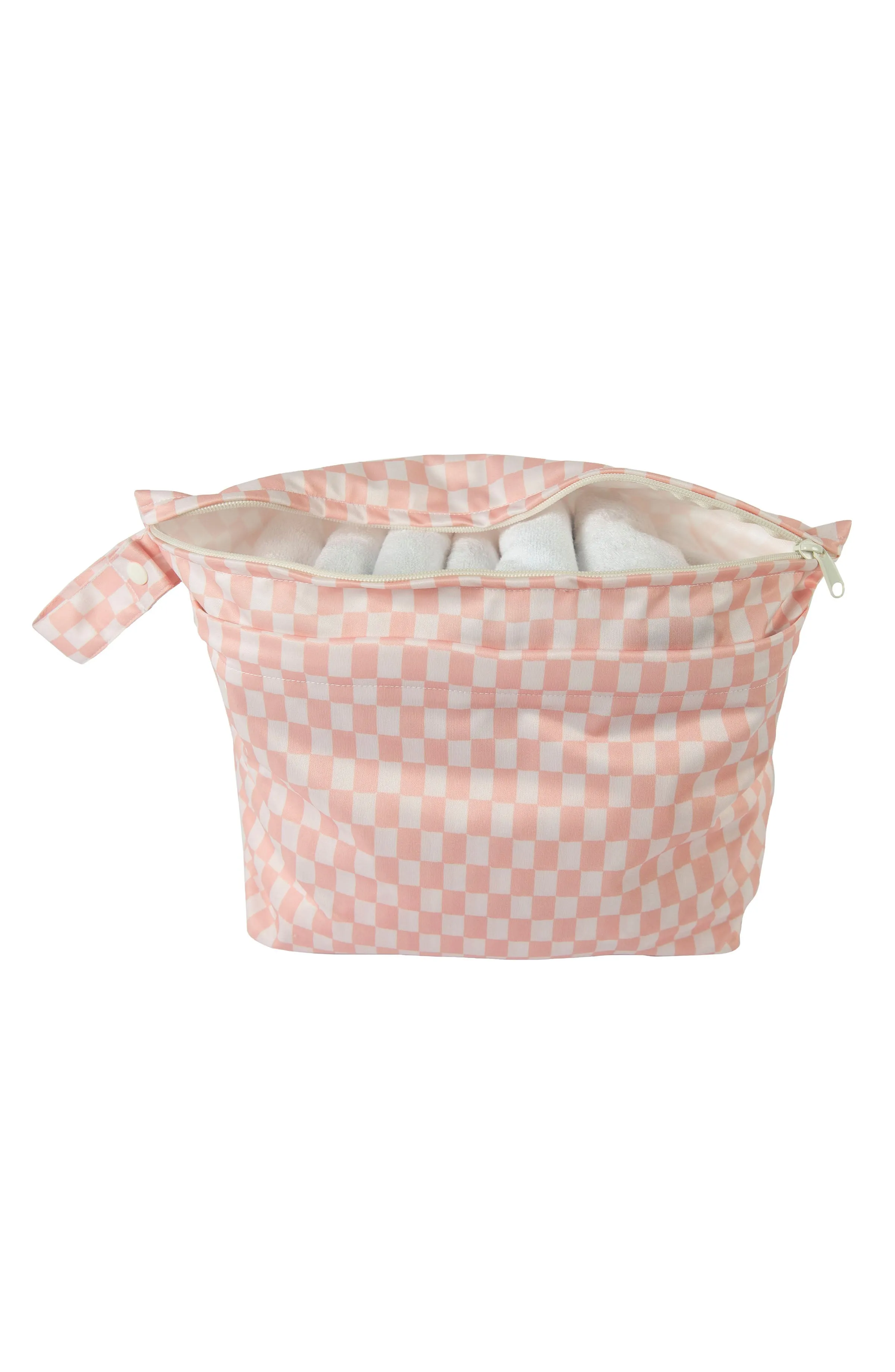 Wet Dry Bag - Pink Checkerboard
