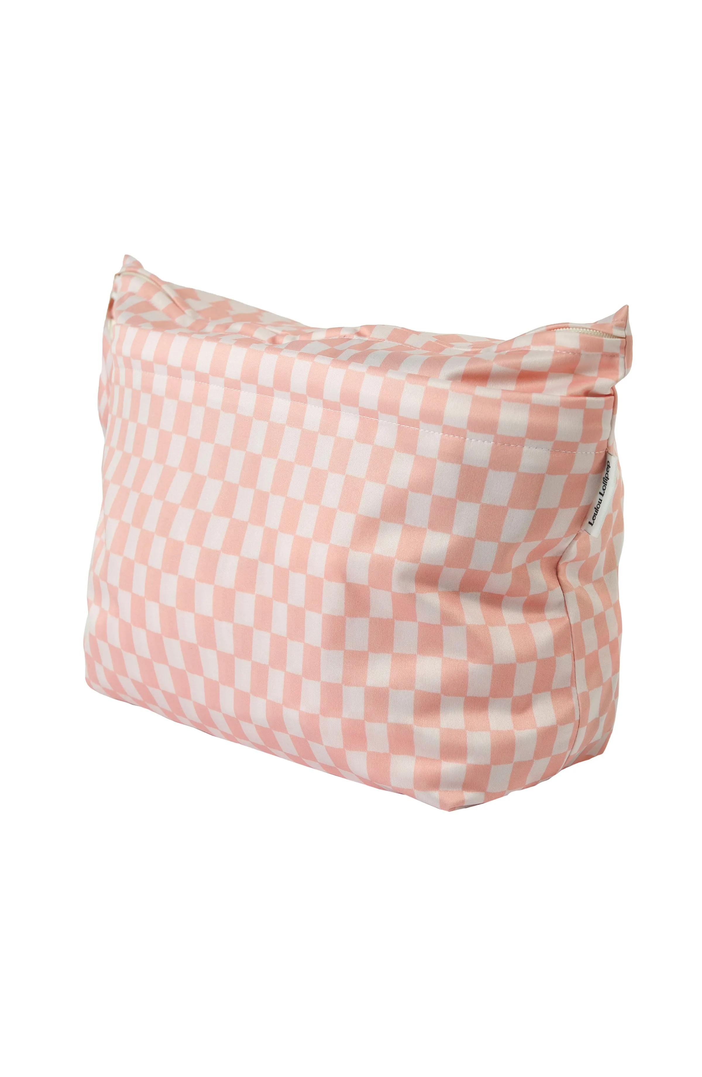 Wet Dry Bag - Pink Checkerboard