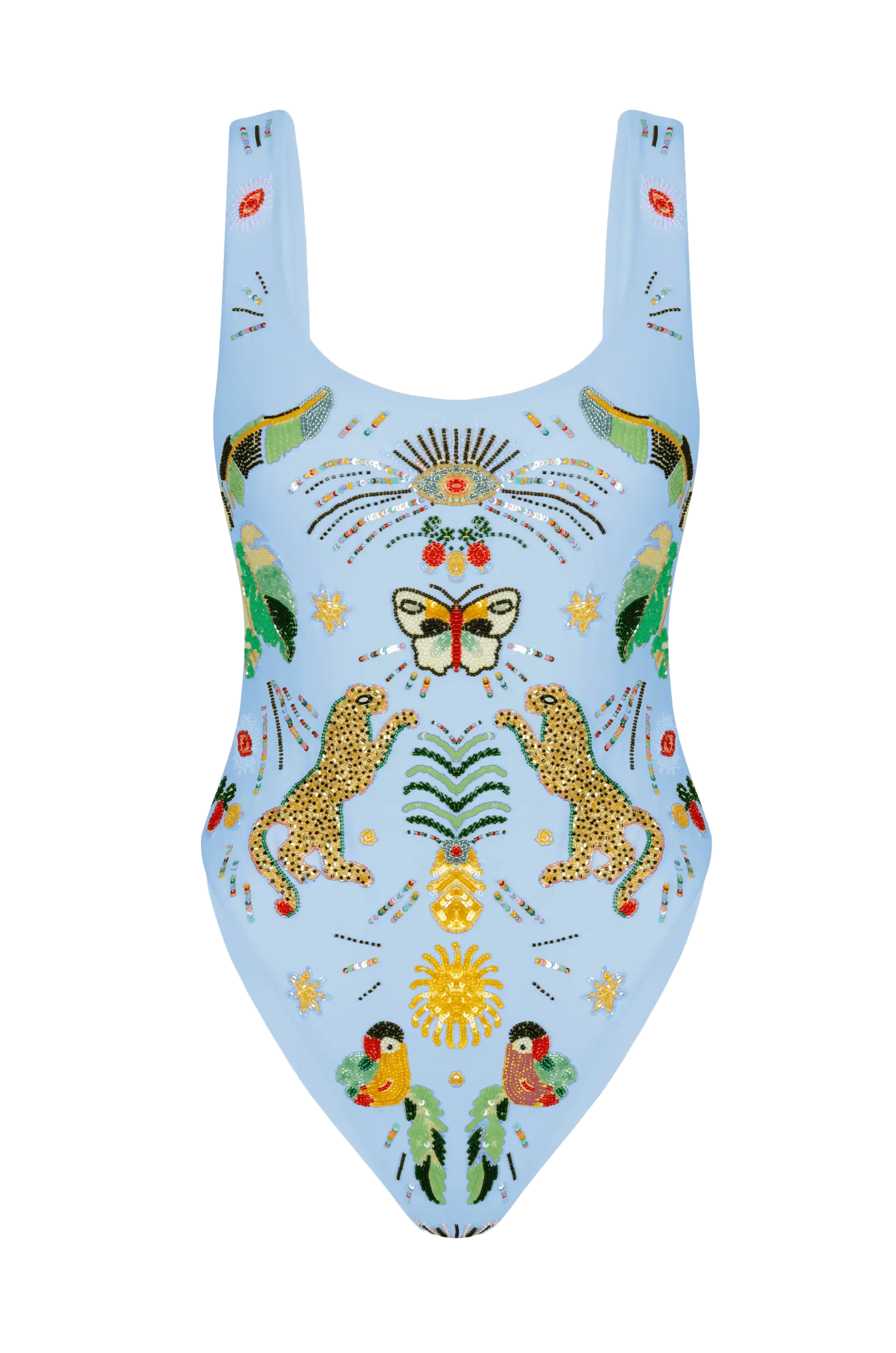 Willow Hand Embroidered Swimsuit