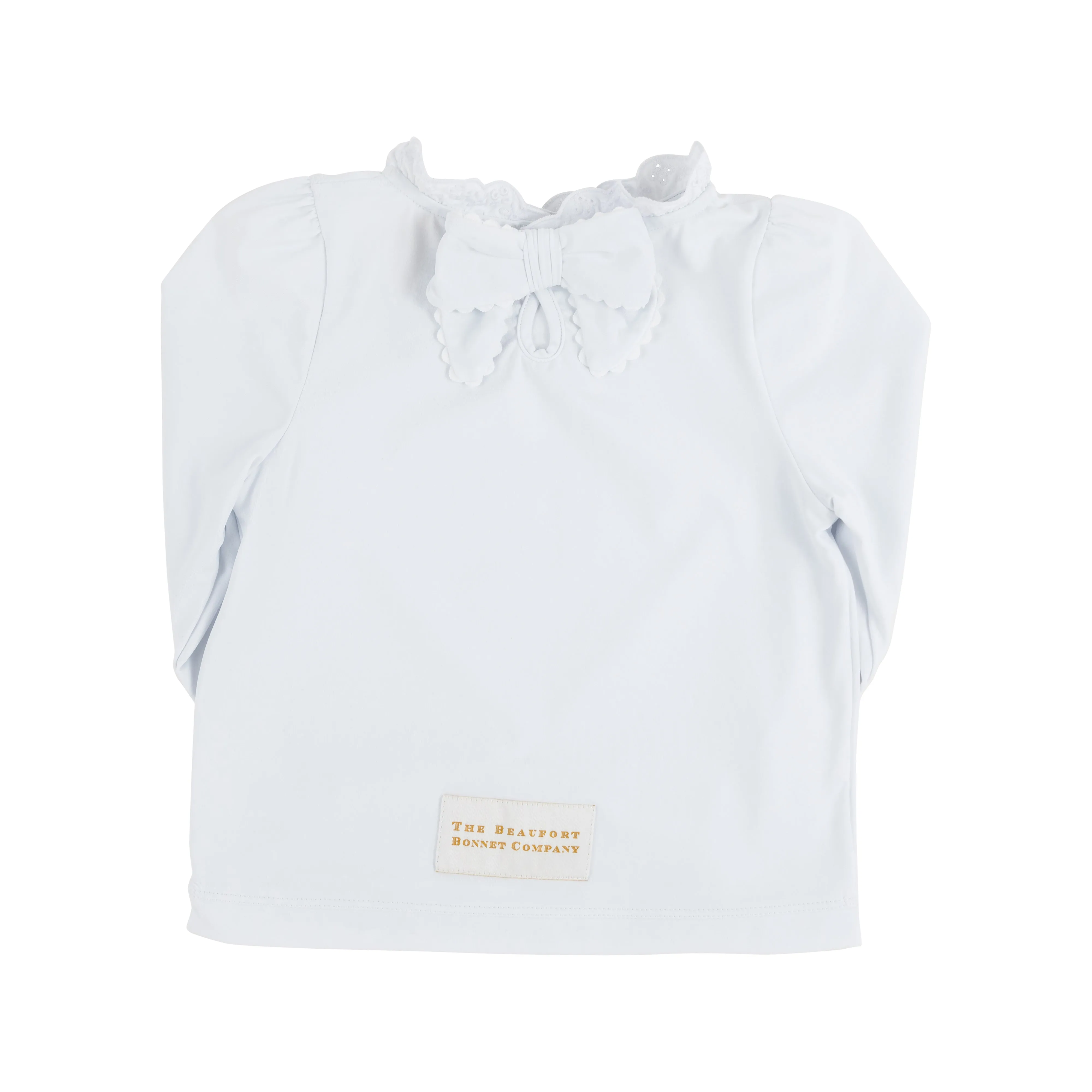 Winnie's Wave Spotter Swim Shirt (UPF 35 ) - Worth Avenue White