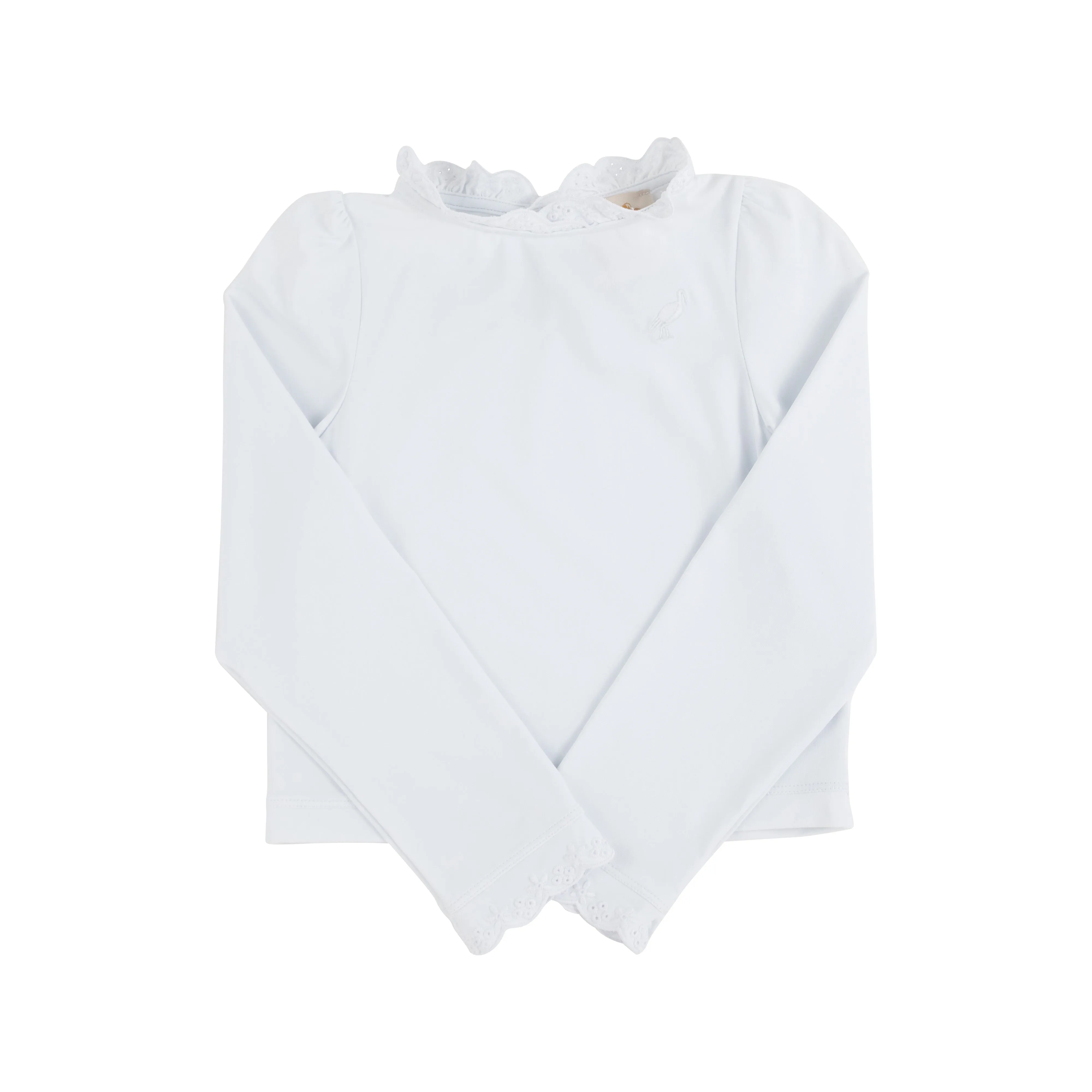 Winnie's Wave Spotter Swim Shirt (UPF 35 ) - Worth Avenue White