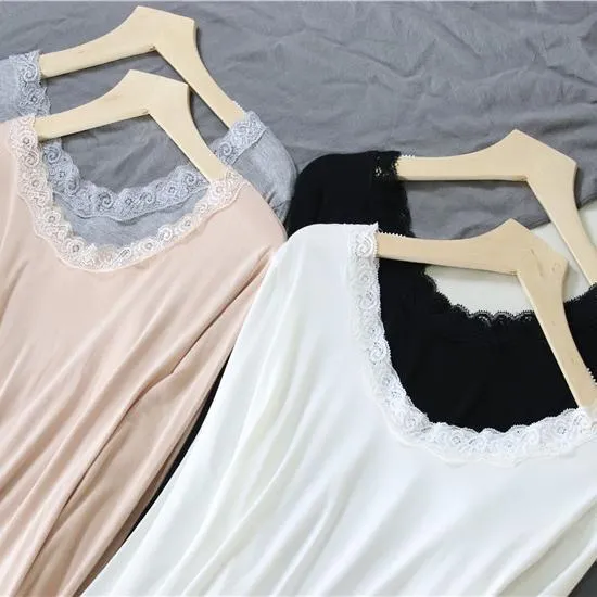 Women Autumn Winter New Lace V-neck