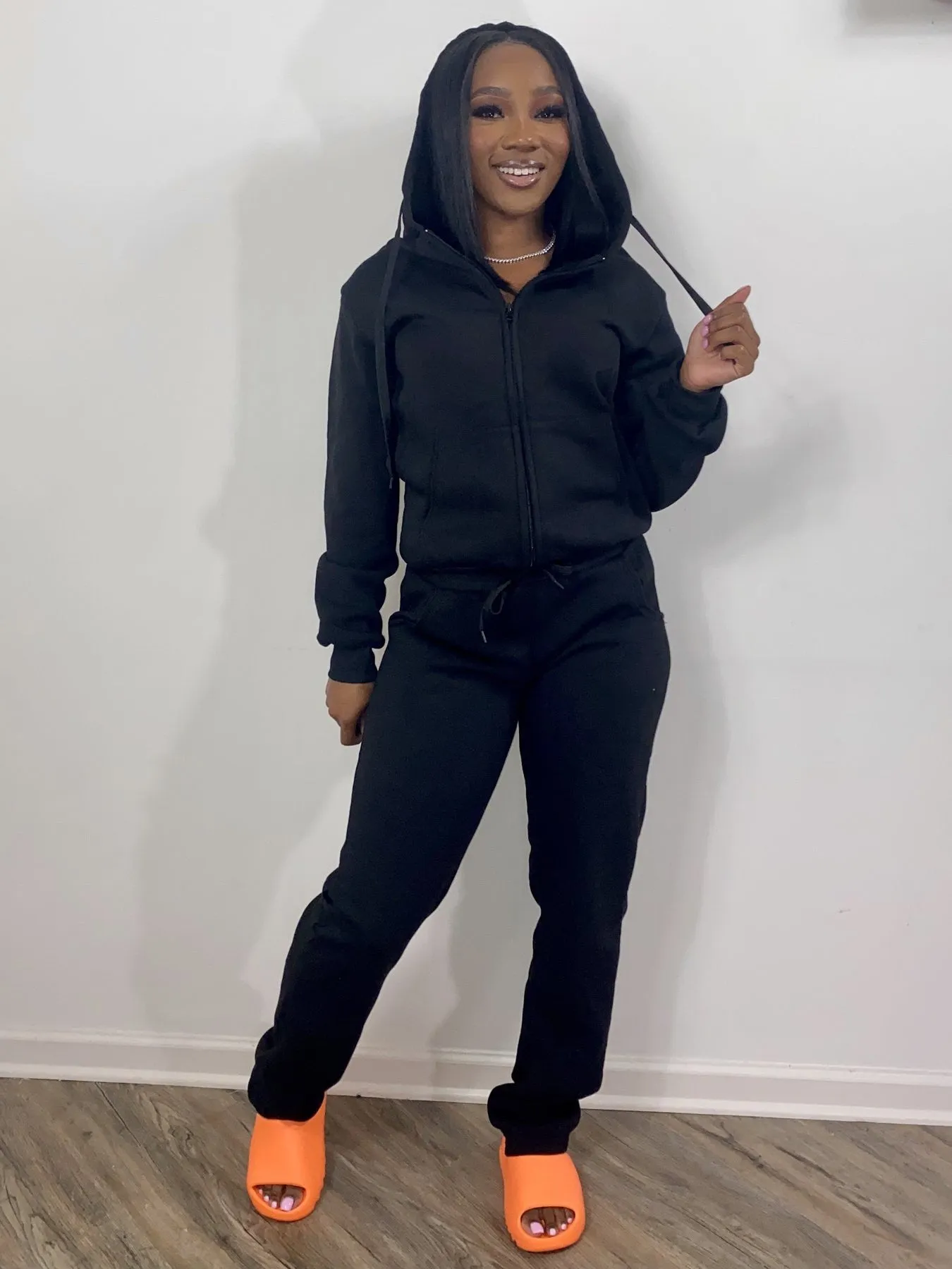 Women  Casual  2 Piece Hooded Tracksuits