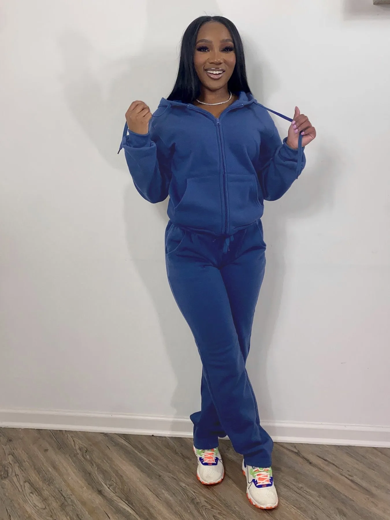 Women  Casual  2 Piece Hooded Tracksuits