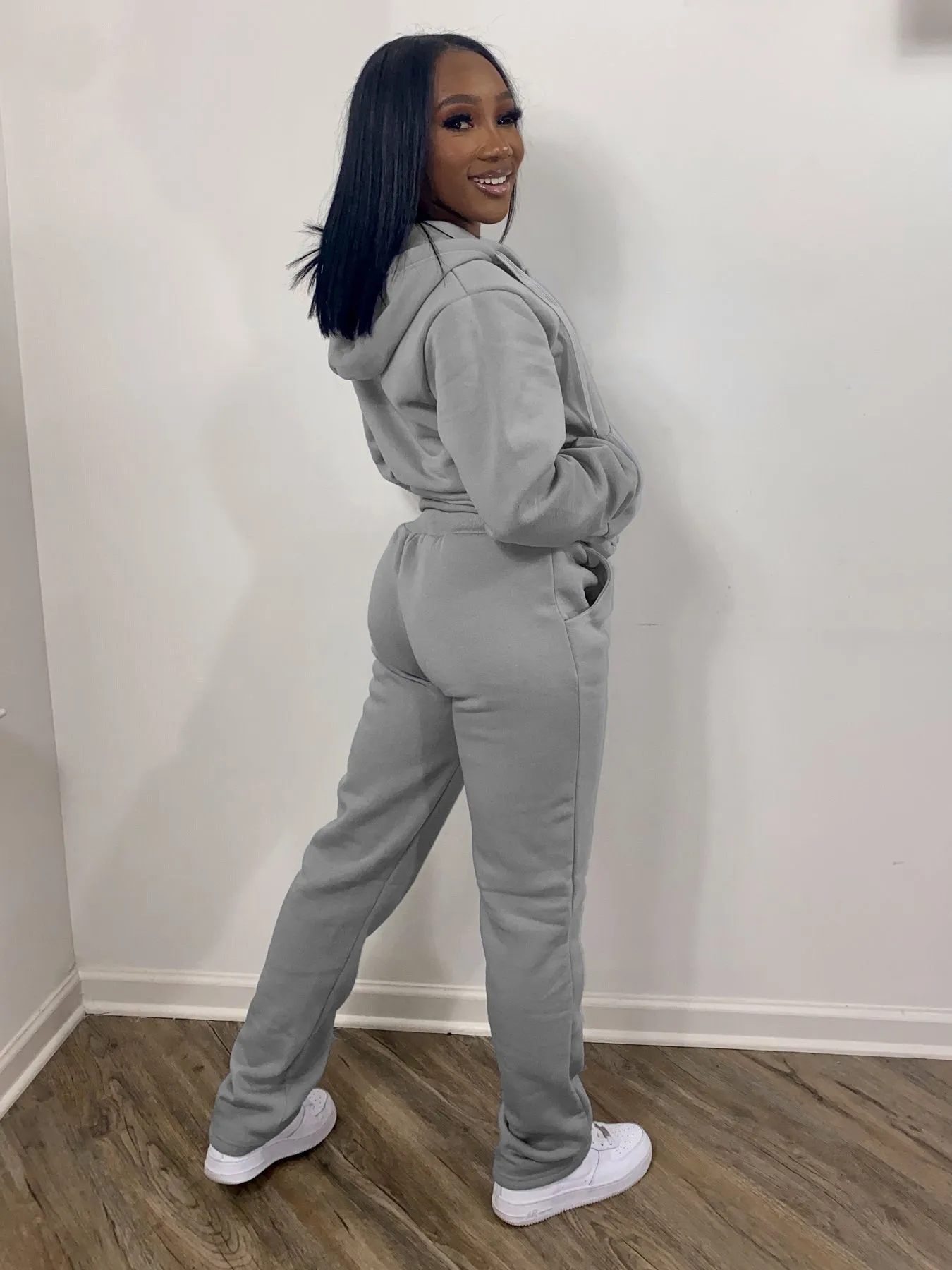 Women  Casual  2 Piece Hooded Tracksuits