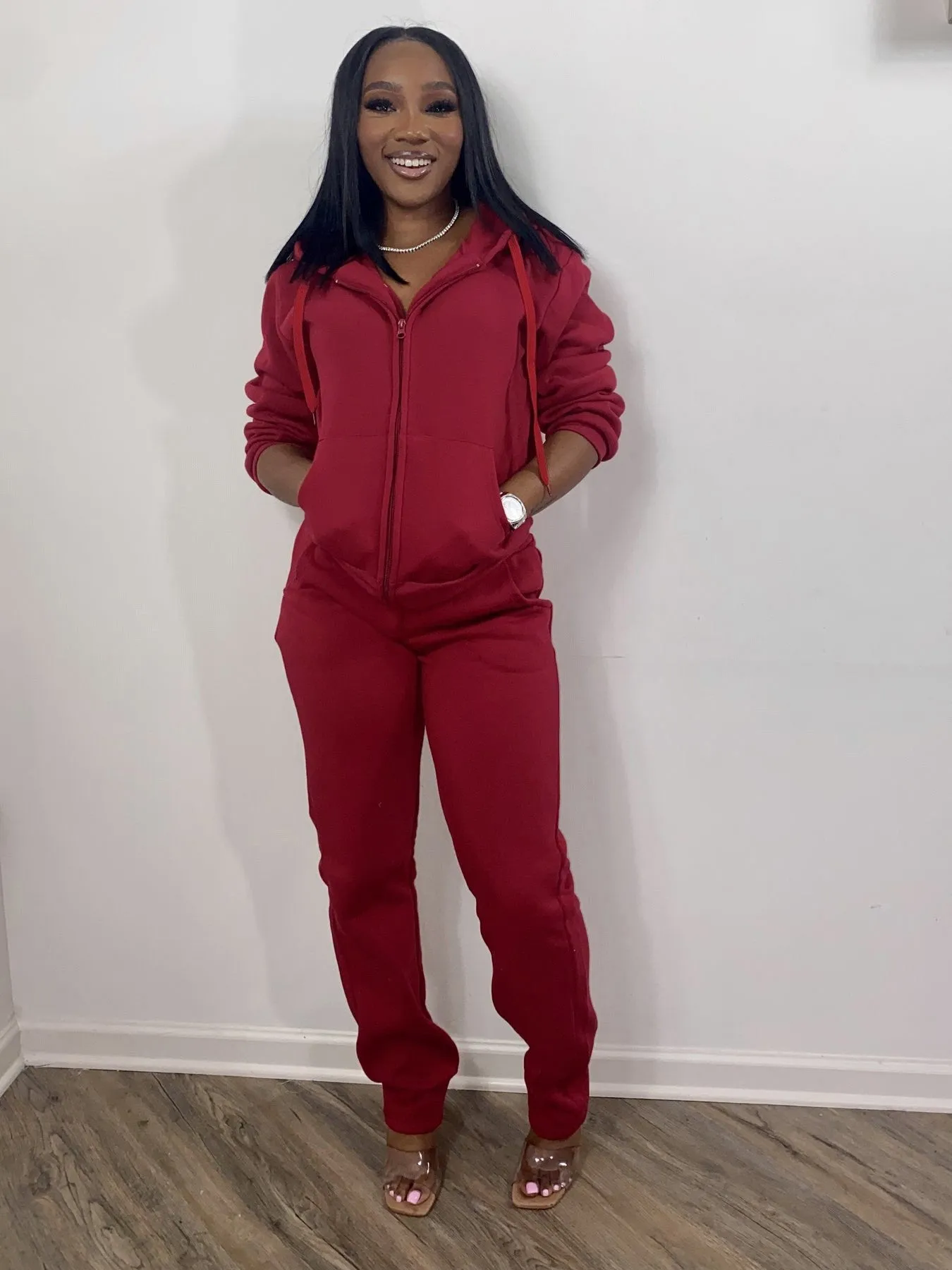 Women  Casual  2 Piece Hooded Tracksuits