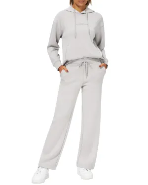 Women's 2-Piece Sweat Pants and Hoodie Set