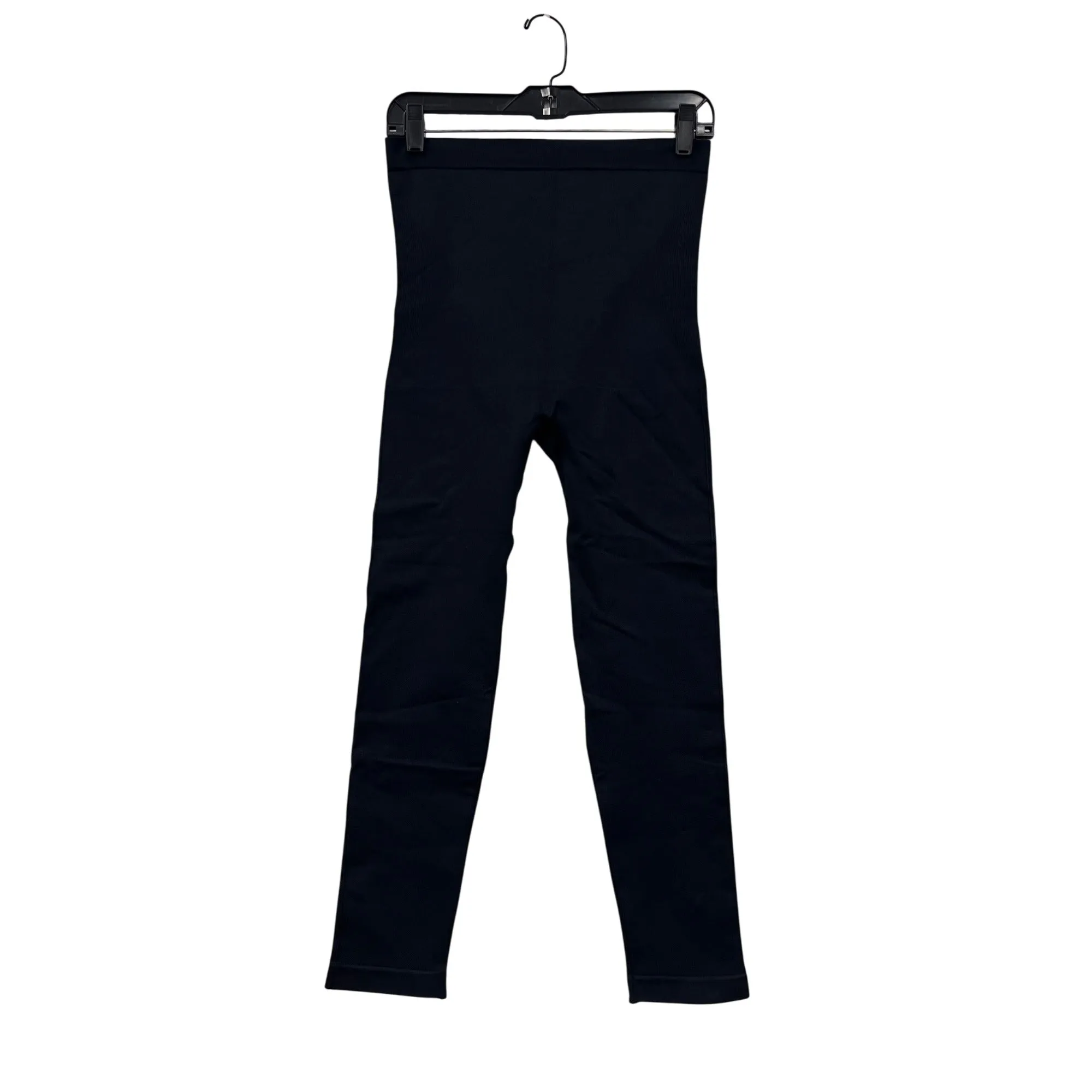 Womens Black Underoutfit Compression Leggings Nylon & Spandex Blend Large