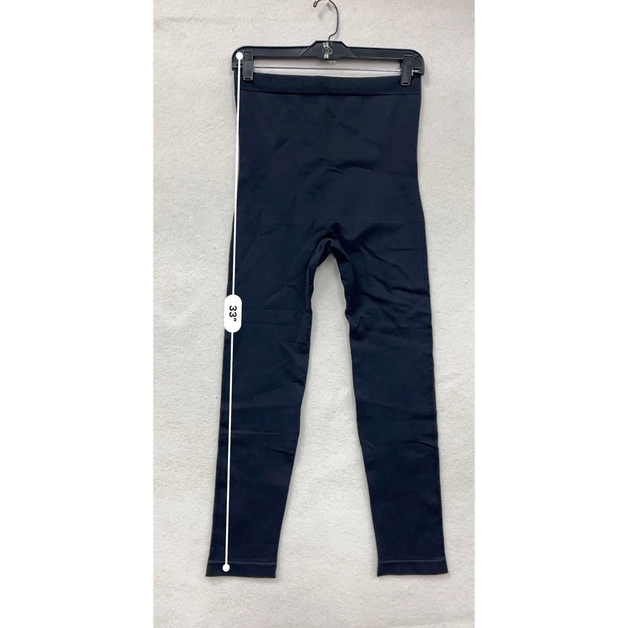 Womens Black Underoutfit Compression Leggings Nylon & Spandex Blend Large