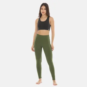 Women's Leggings | High Waist | Ankle Length | Cotton-Elastane Blend | Non-See-Through | Gusset Crotch Prevents Ripping