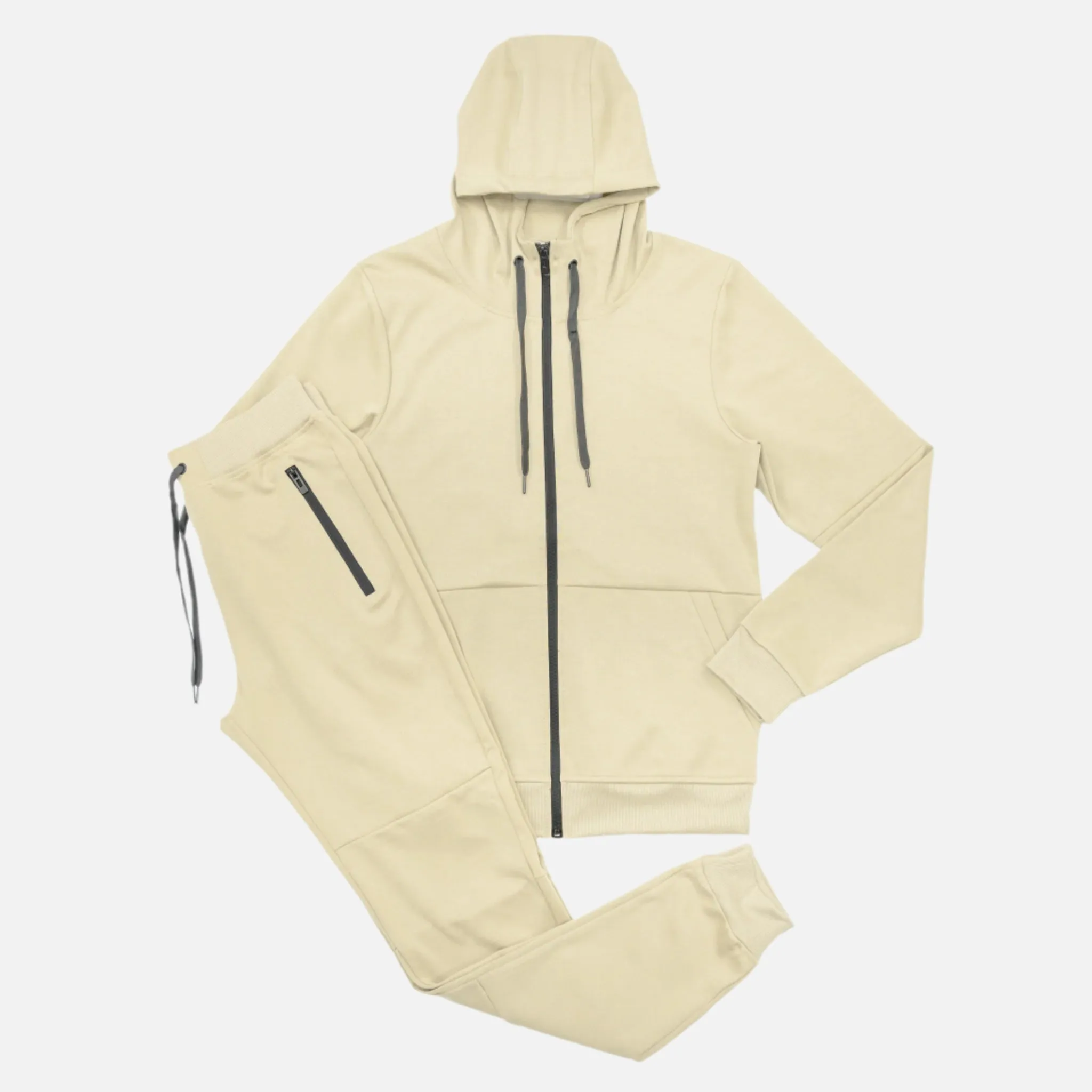 Women's Tech Fleece Tracksuit  - Sand