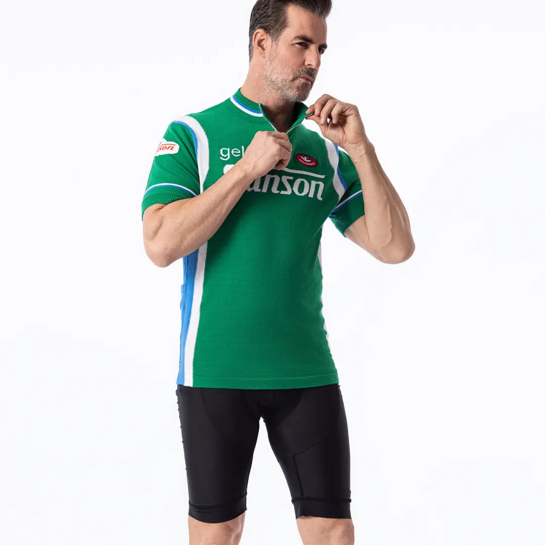 Wool Short Sleeve Cycling Jersey V18