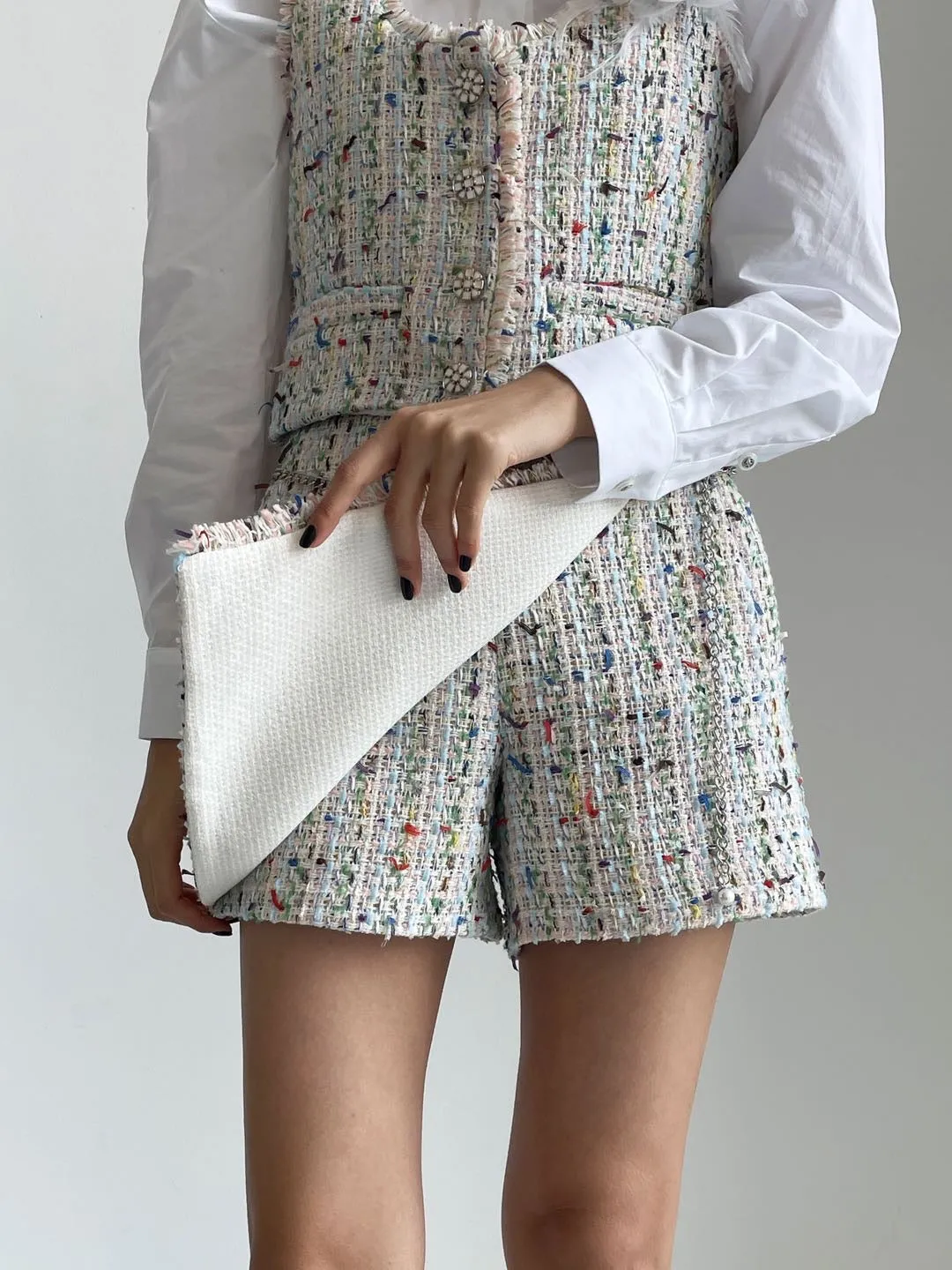 Wool Tweed Vest