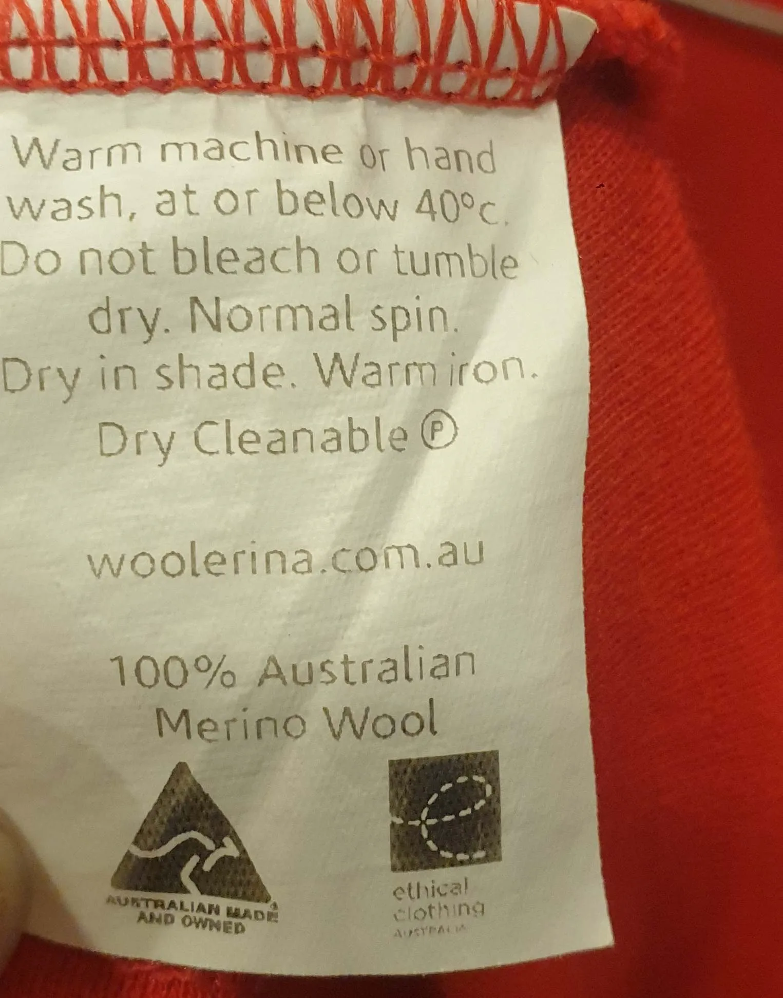 Woolerina 100% merino wool cardigan size 10