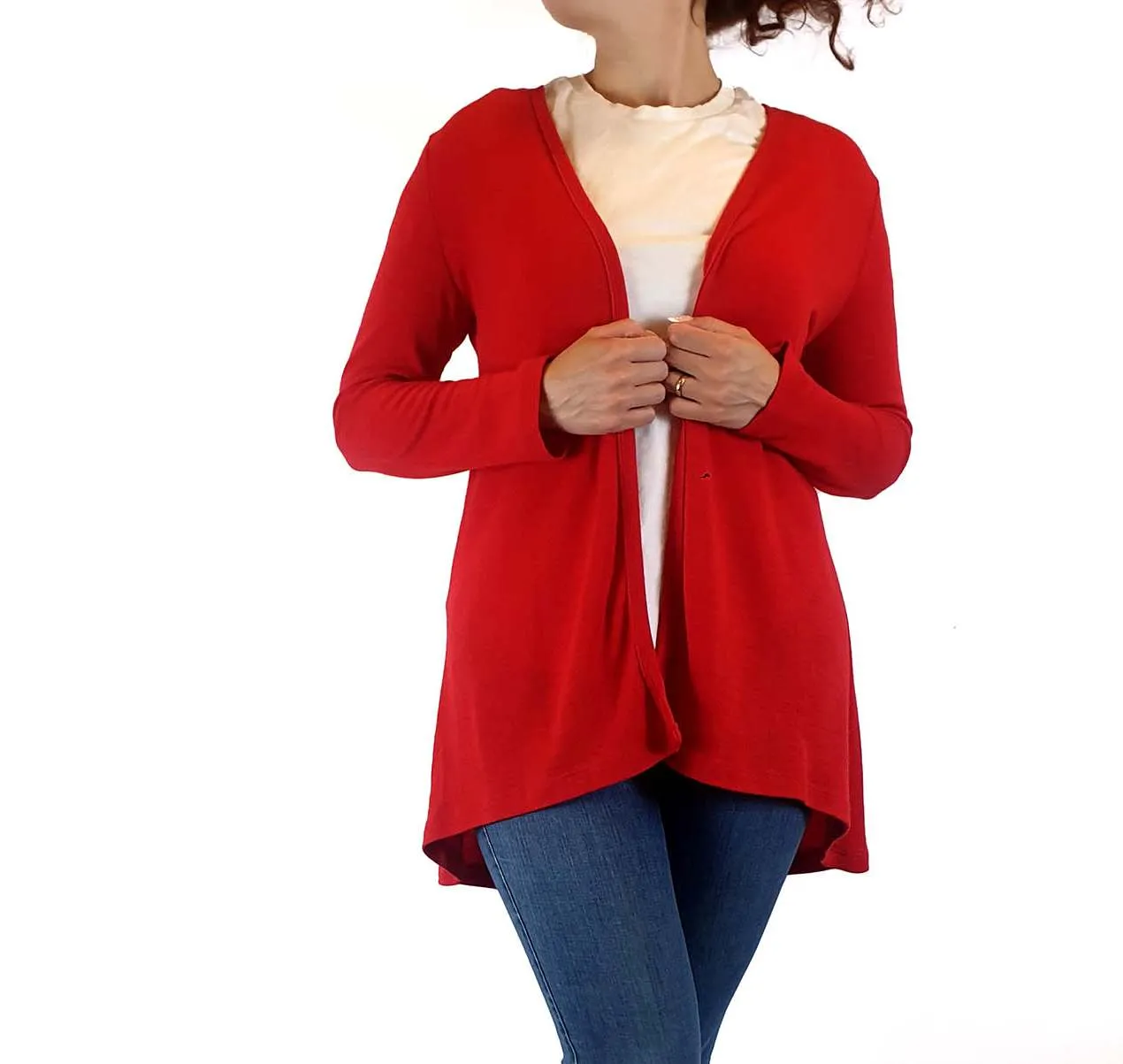 Woolerina 100% merino wool cardigan size 10