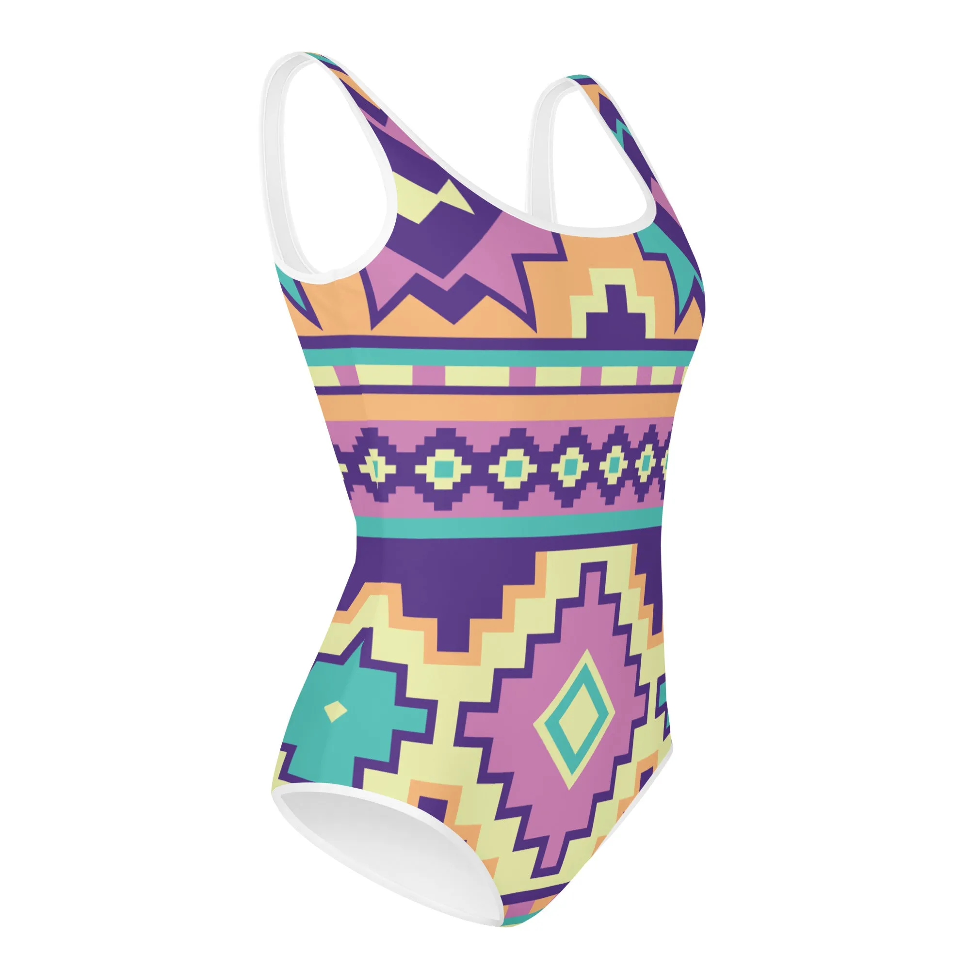 Youth Aztec Print Swimsuit