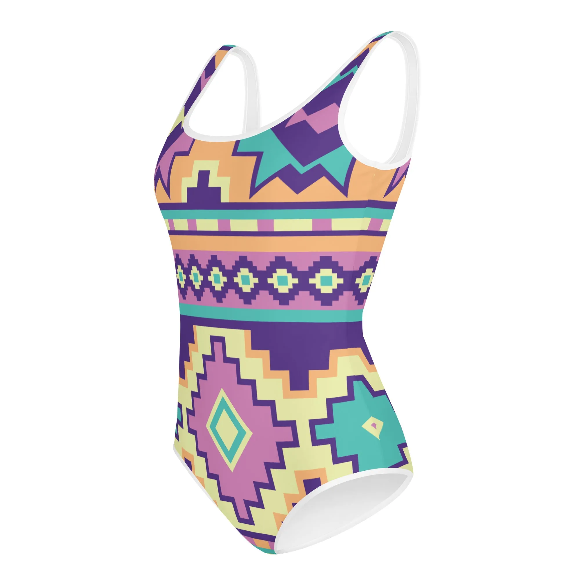 Youth Aztec Print Swimsuit