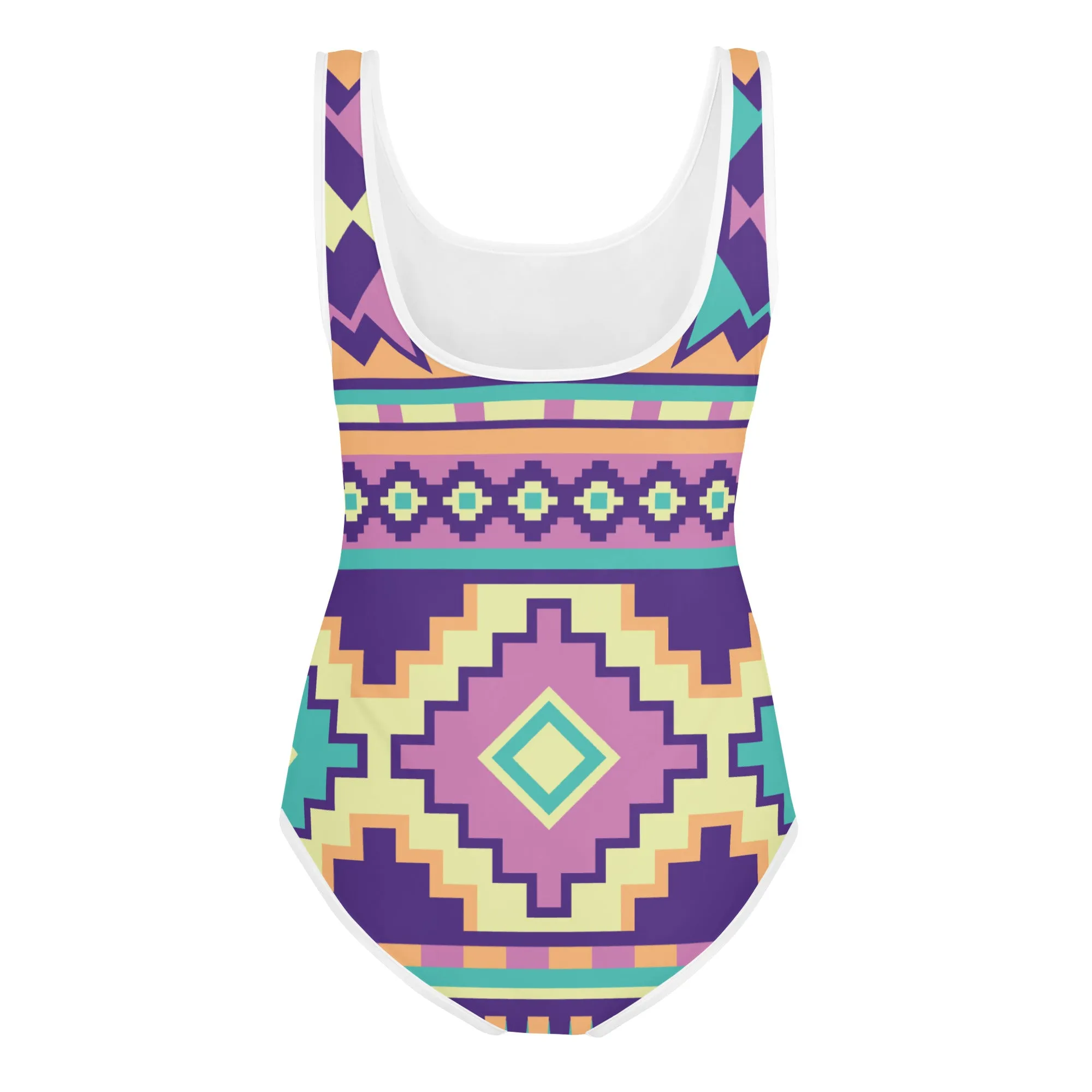 Youth Aztec Print Swimsuit