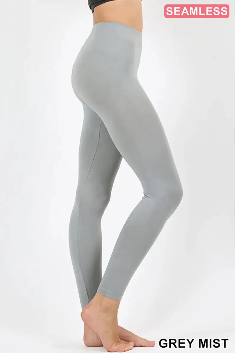 Zenana Premium SEAMLESS CLASSIC LEGGINGS  NP-5801AB