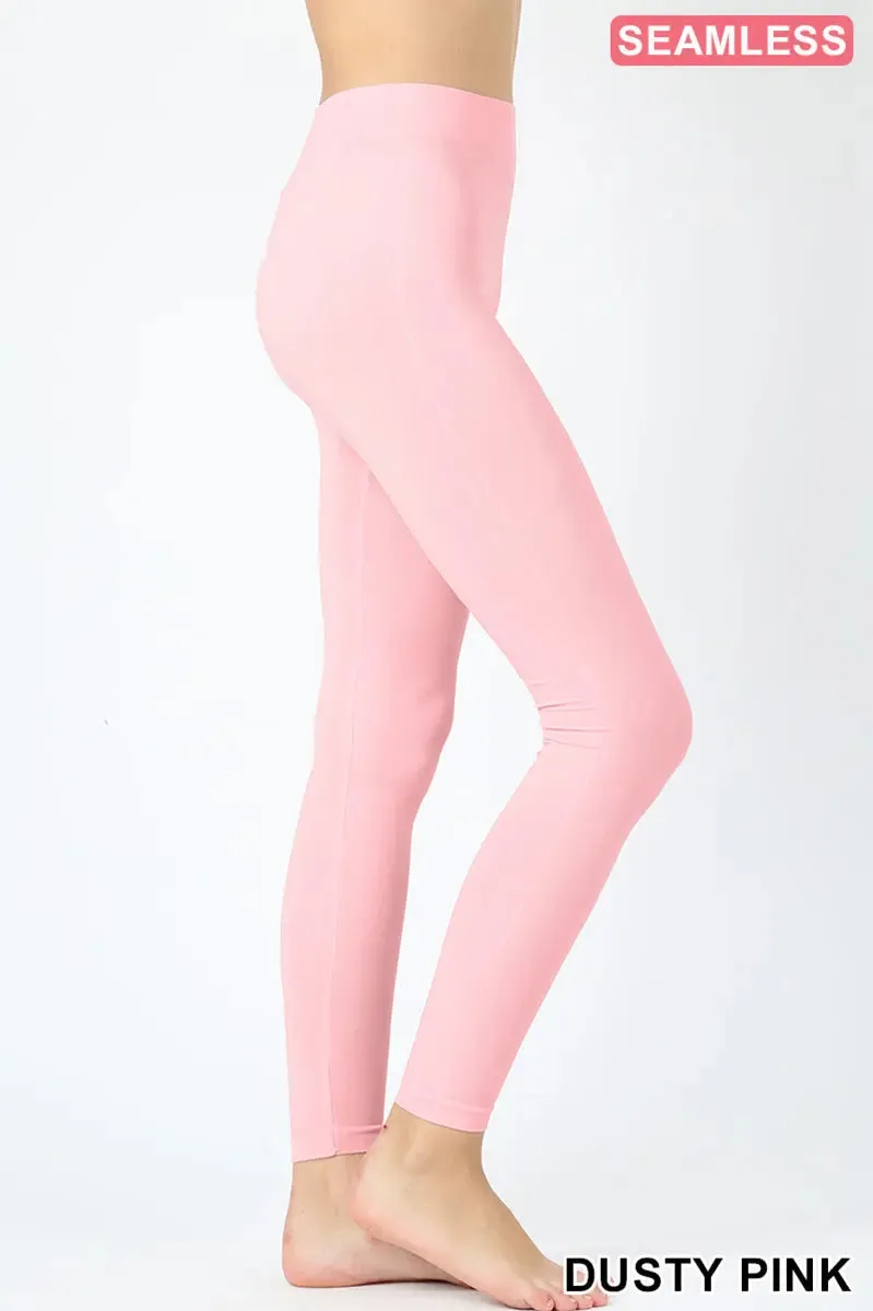 Zenana Premium SEAMLESS CLASSIC LEGGINGS  NP-5801AB