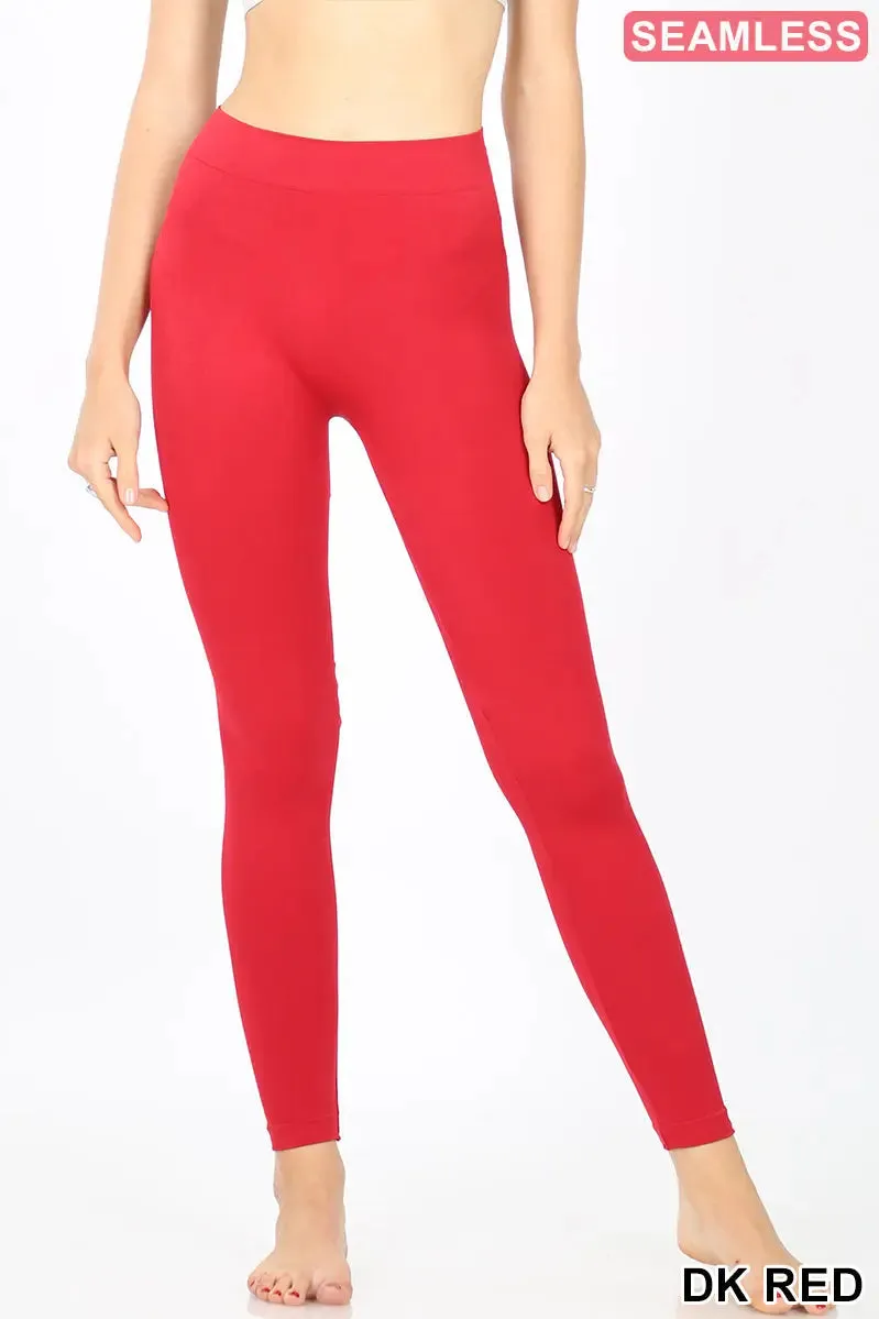 Zenana Premium SEAMLESS CLASSIC LEGGINGS  NP-5801AB