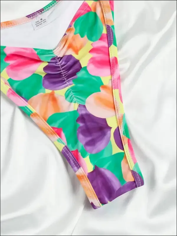 Zrtak 2022 sexy swimsuit bikini set - tie dye print beachwear